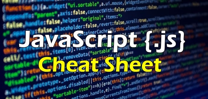 Ultimate JavaScript Cheat Sheet