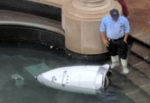 Security Robot Commits Suicide By Drowning Itself In A Fountain