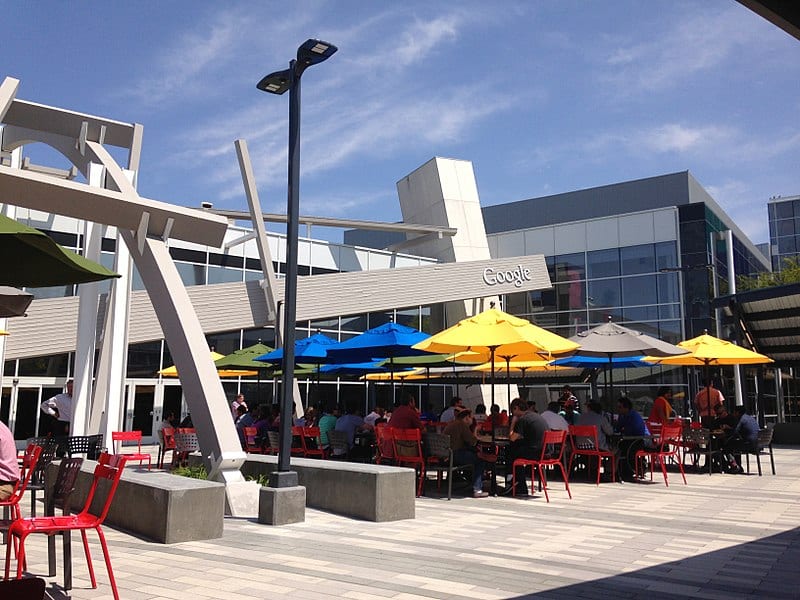 Google's headquarters, the Googleplex, in August 2014