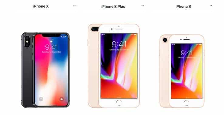 Apple’s New iPhone X, iPhone 8 And iPhone 8 Plus Specs ...