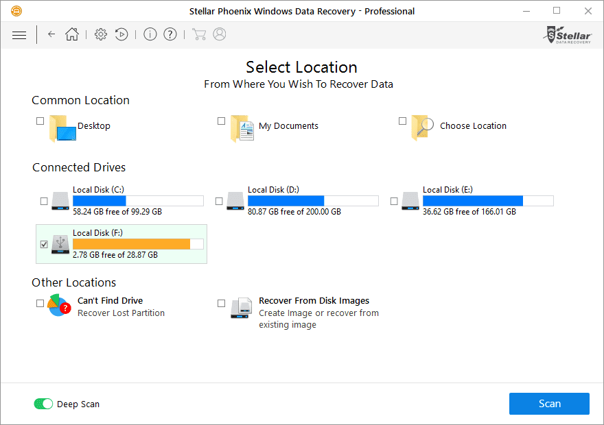 Recover any lost/corrupted data with Stellar Phoenix Windows Data Recovery Pro