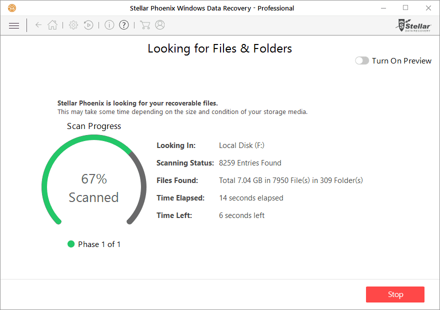 Recover any lost/corrupted data with Stellar Phoenix Windows Data Recovery Pro