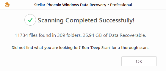 Recover any lost/corrupted data with Stellar Phoenix Windows Data Recovery Pro