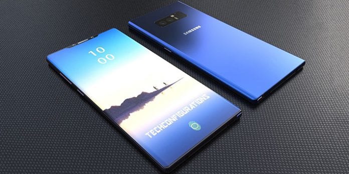 Samsung patents a pressure-sensitive in-display fingerprint reader for its upcoming Galaxy Note 9