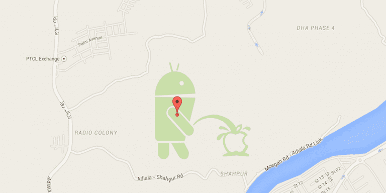 When Android Was Spotted Peeing On Apple !!!
