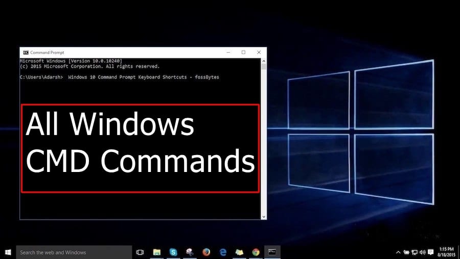 find cmd in windows 10