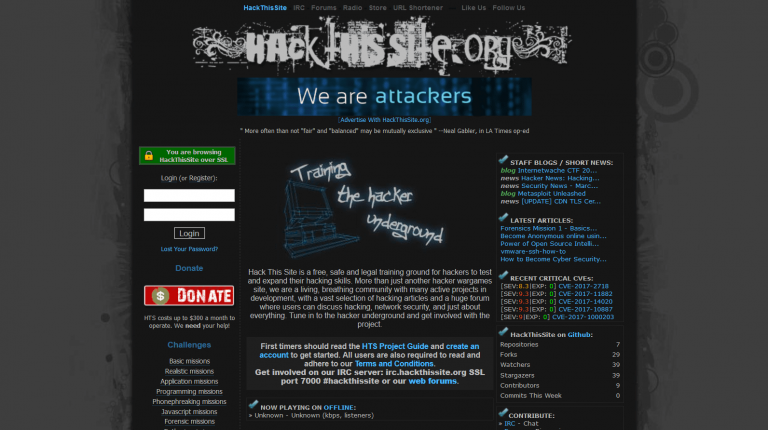 Learn Ethical Hacking In 2019 | 10 Best Hacking Websites