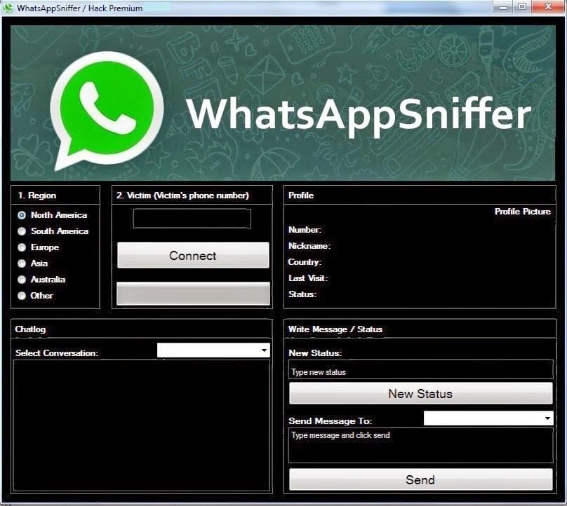 WhatsApp Sniffer - Whatsapp hack tool