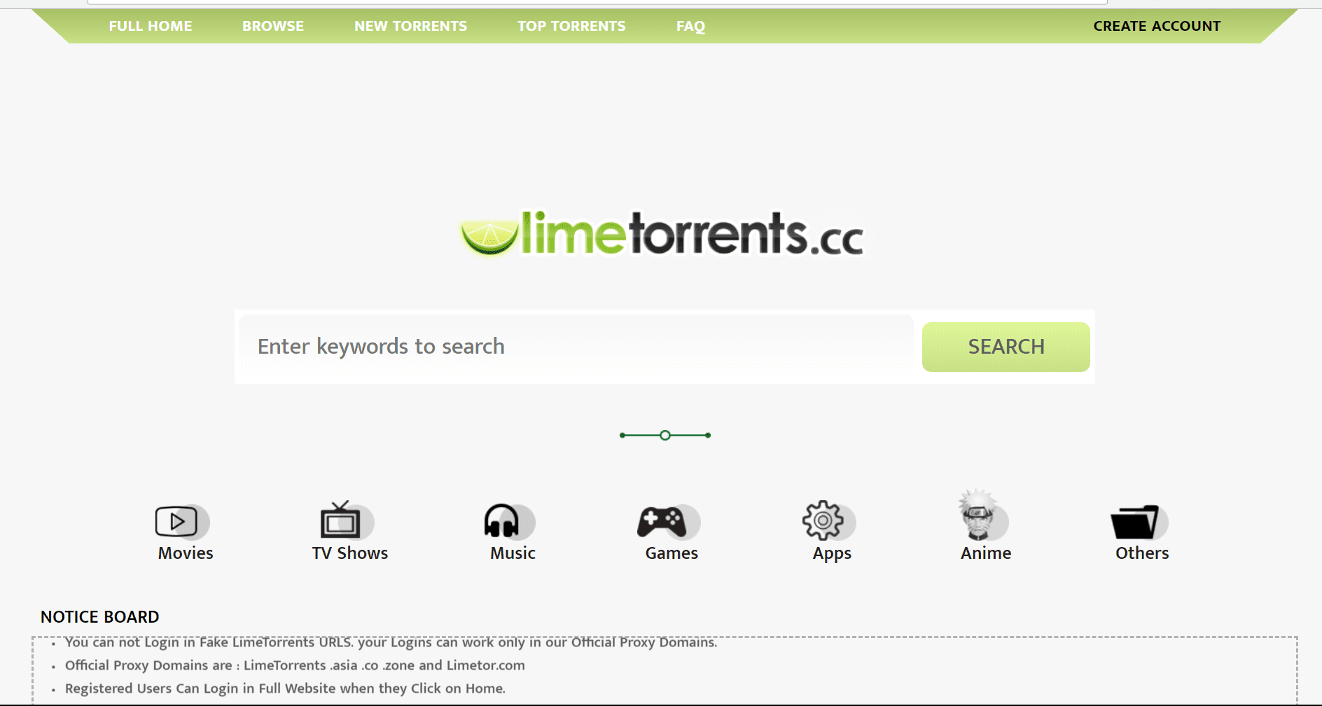 Top 10 best torrent sites- limetorrents