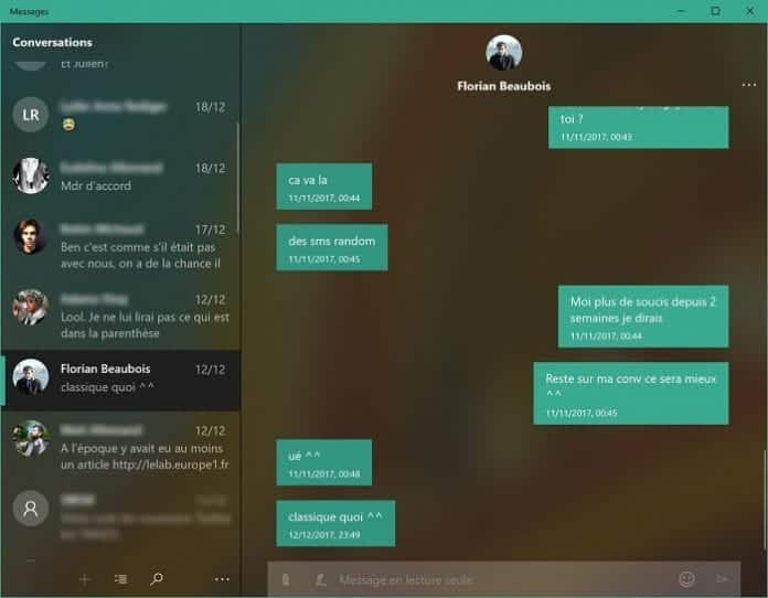 Microsoft updates messaging app in Windows 10