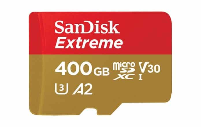 Western Digital Announces World’s Fastest 400GB SanDisk Extreme microSD card