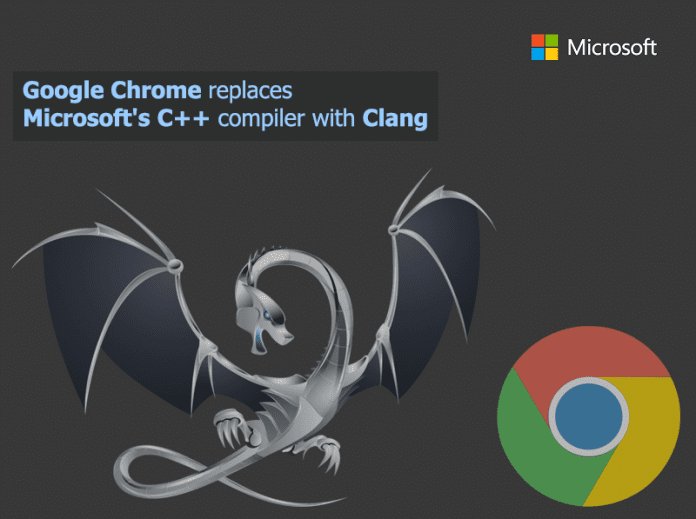 Google Chrome ditches Microsoft's C++ compiler for Clang