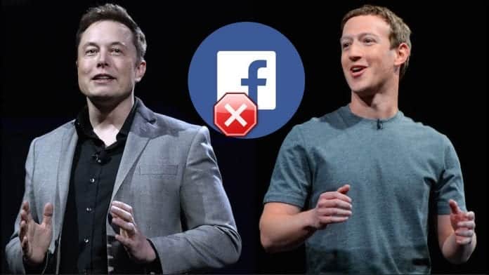Elon Musk deletes SpaceX and Tesla pages from Facebook
