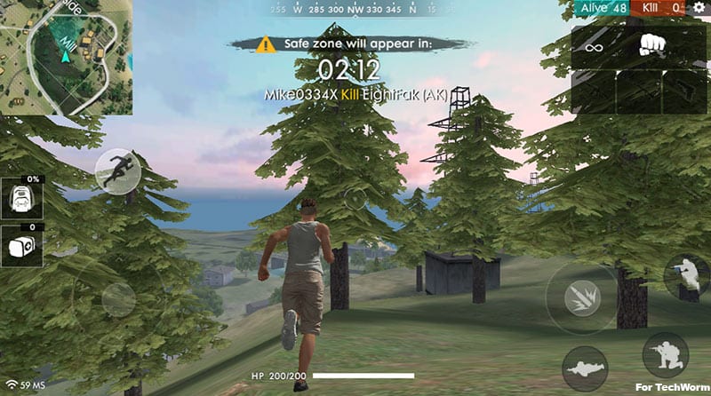 Battle Royale style game for Mobile