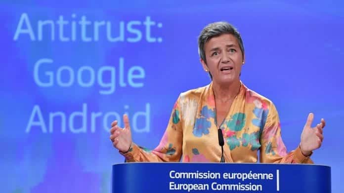 EU slaps Google with record $5 billion fine in Android Antitrust Case