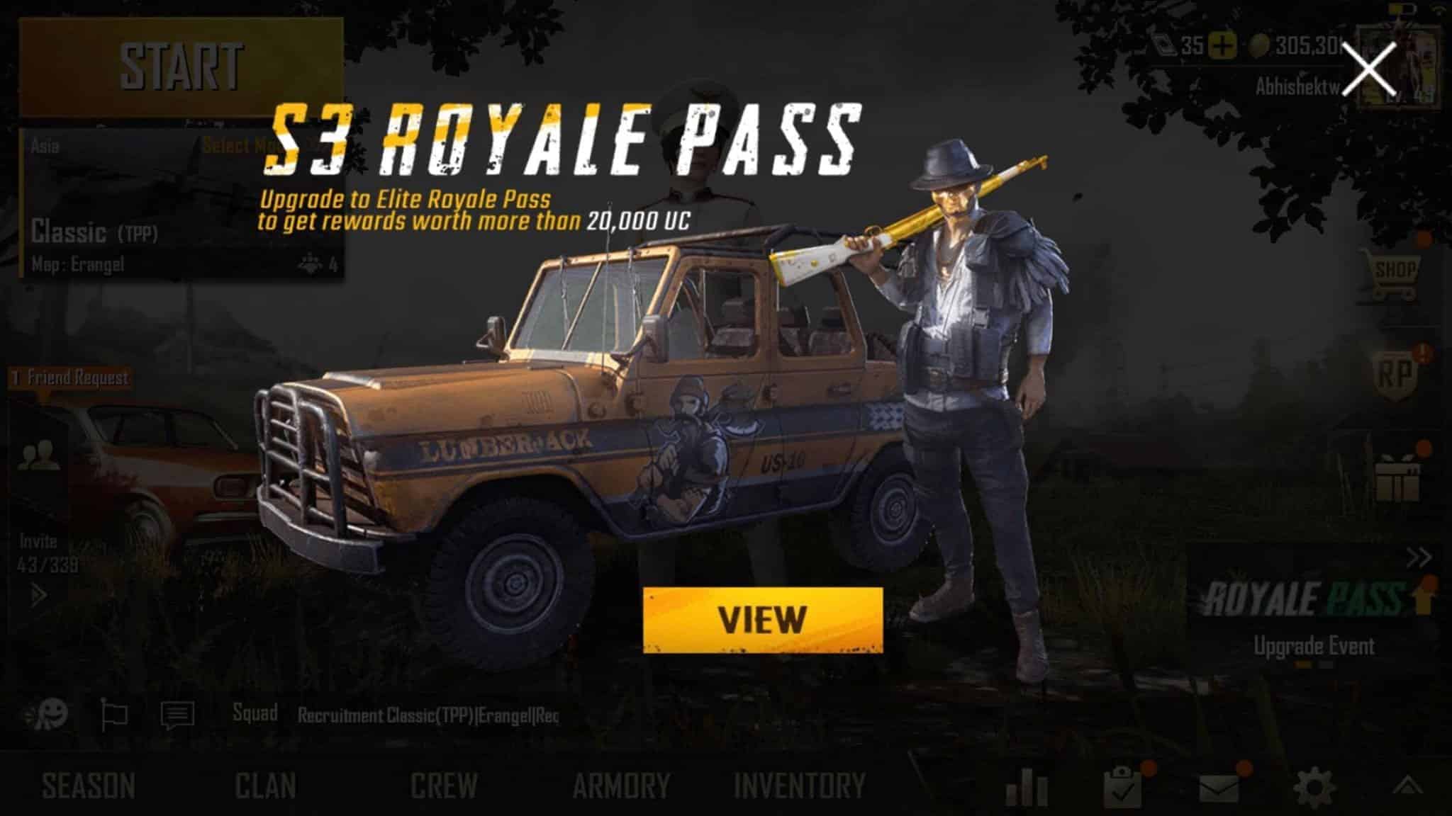 PUBG Mobile Season 3 with new Royale Pass update is here!