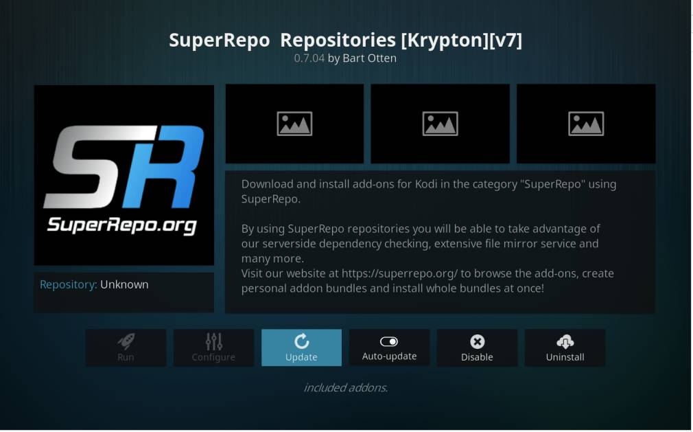 Repositorios de Kodi