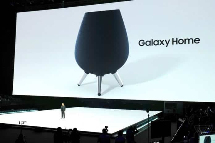 Samsung showcases its first smart speaker, the Galaxy Home