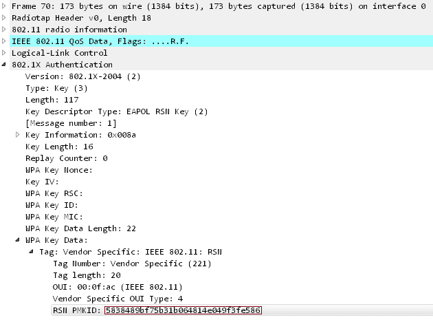 Hack wifi using pmkid