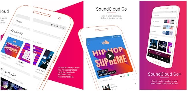 soundcloud - Best Free Music Downloader Apps