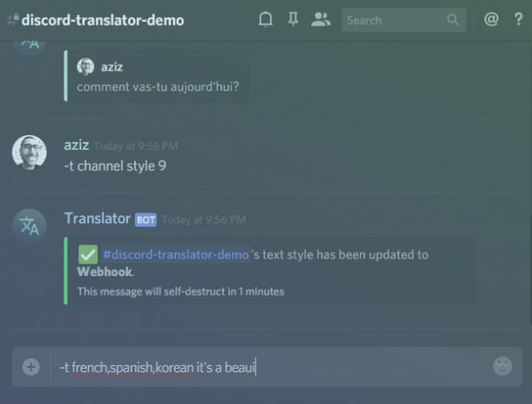 Discord Translator DIscord bot