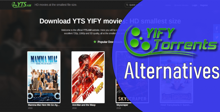 Yify YTS Torrent alternative sites