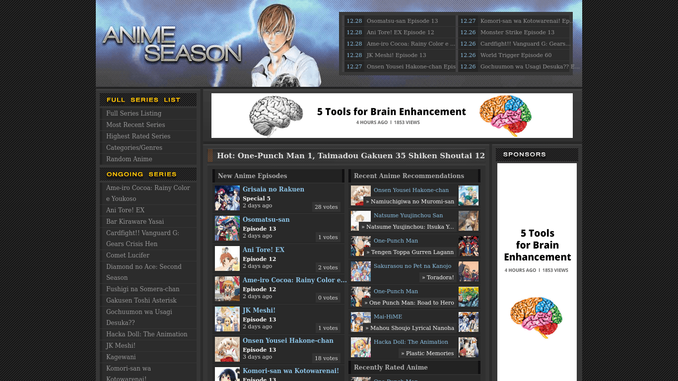 anime websites anime websites