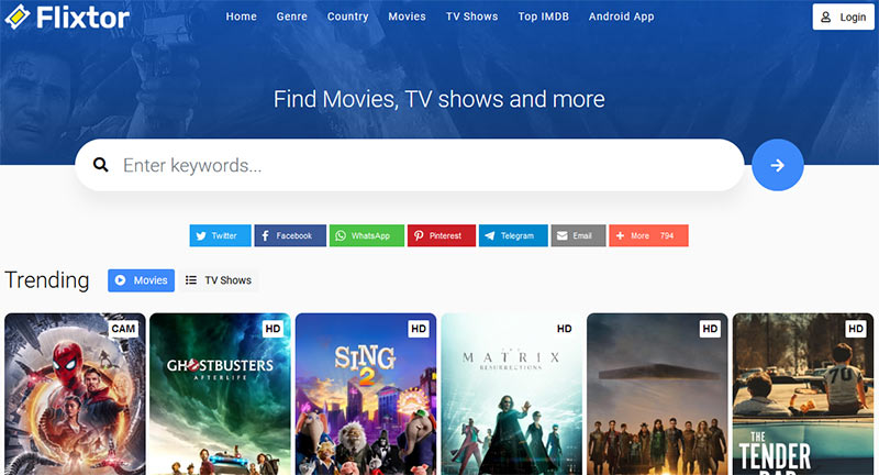 Flixtor 123movies alternative