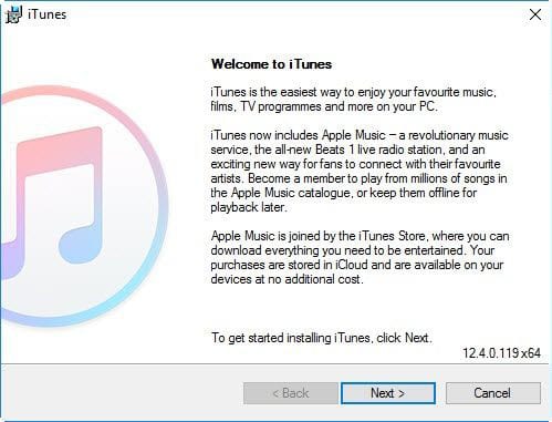 download itunes for windows 10