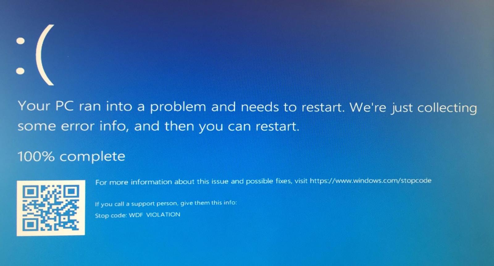 Blue Screen Windows 10 Wdf Violation Error Fix Working