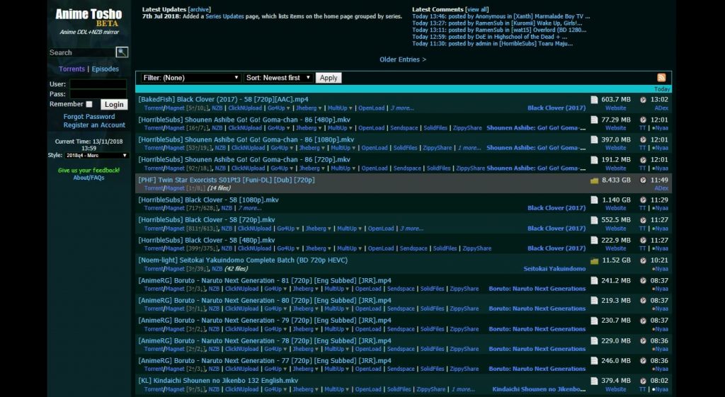 20 Best Anime Torrent Websites in 2024 To Download Anime