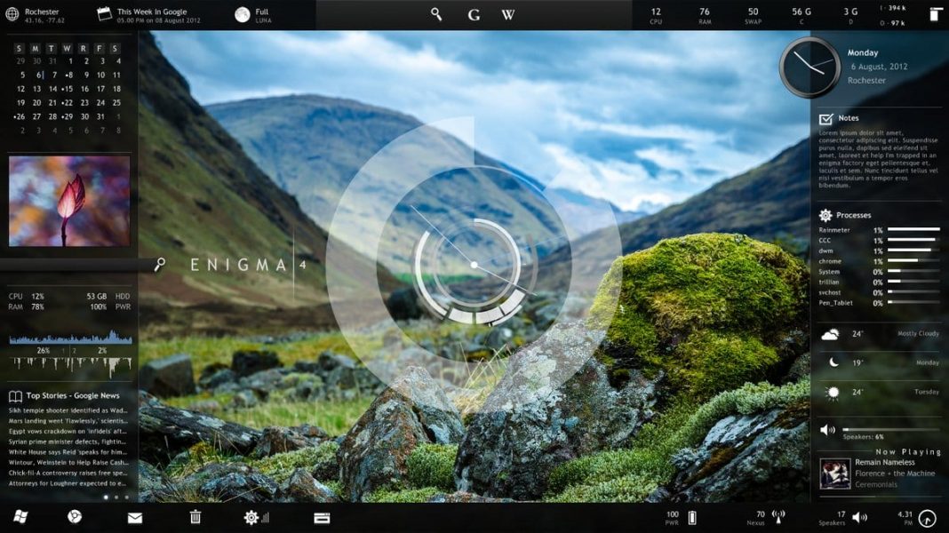 30 Best RainMeter Skins in 2025 for Windows 11, 10, 8, 7