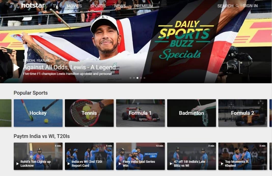 free sport live streaming