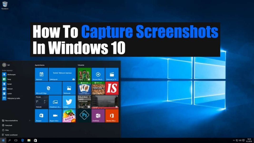 5 New Ways To Take A Screenshot On Windows 10 [WORKING- 2018]