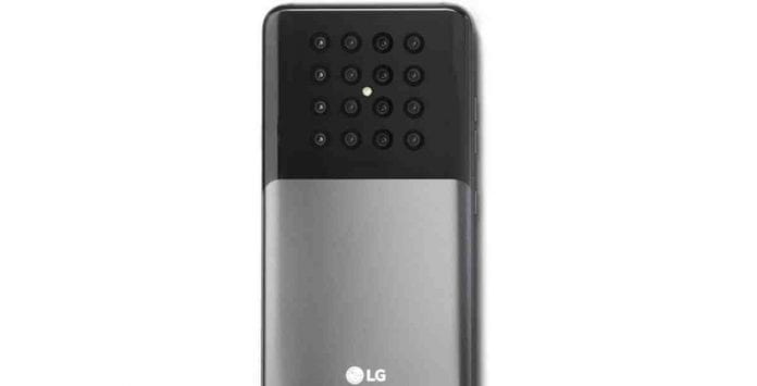 LG granted patent for smartphone with 16 camera lenses