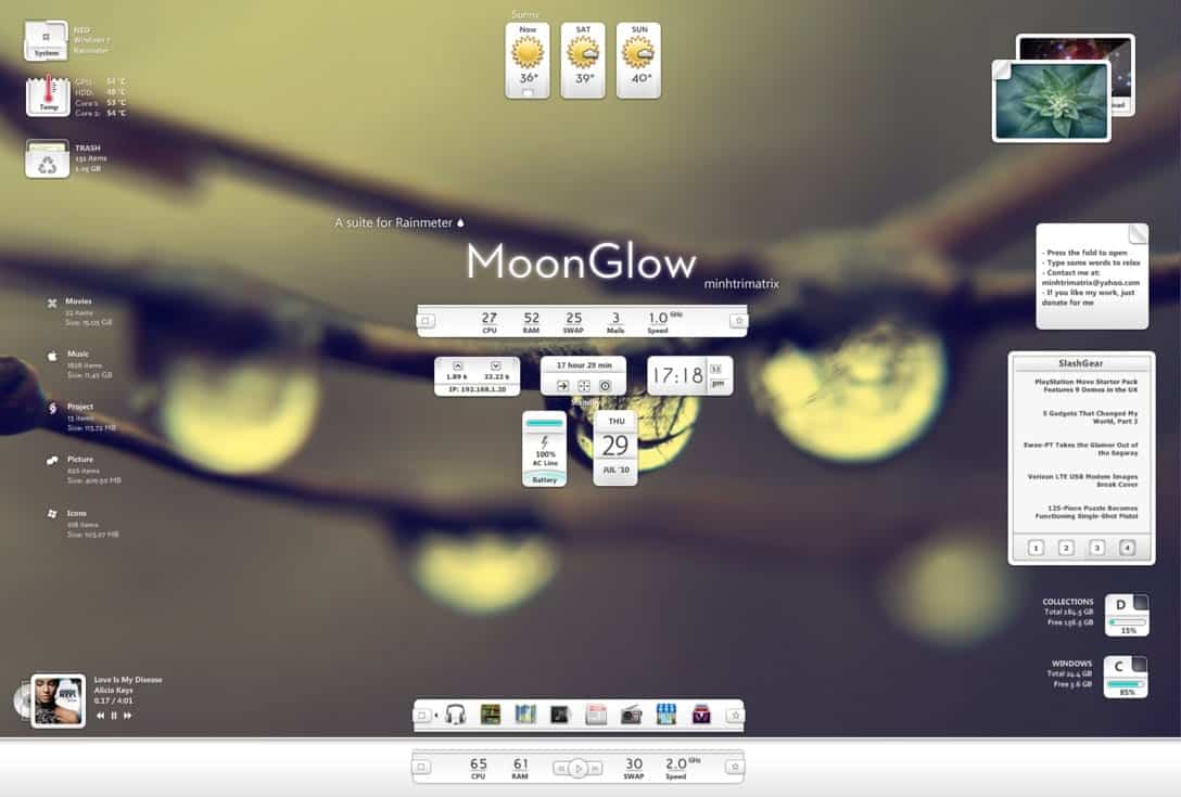 rainmeter skins windows 10 rainmeter skins windows 10
