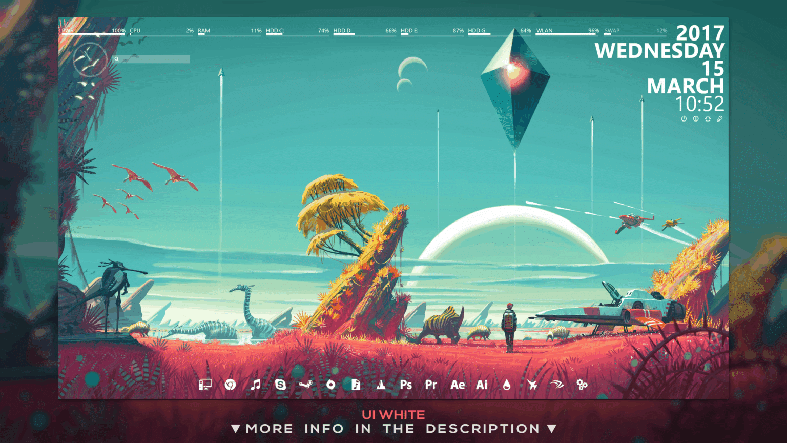 30 Best RainMeter Skins in 2025 for Windows 11, 10, 8, 7