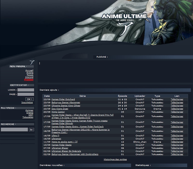Anime Ultime for anime torrenting