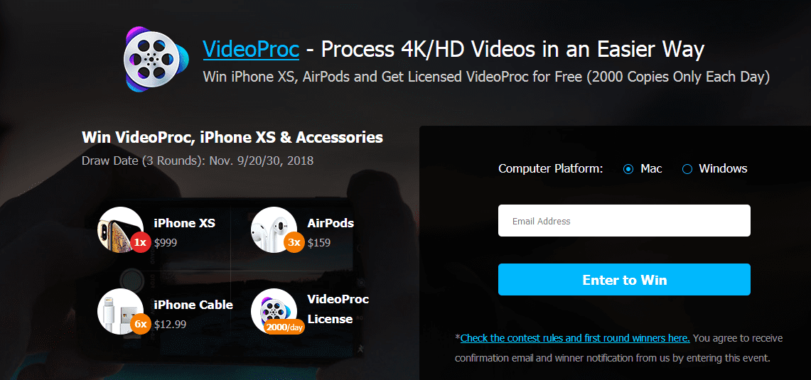 VideoProc  Process  Convert  Download 4K   HD Videos Fast  Giveaway and Sweepstake  - 6