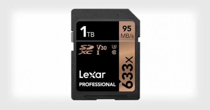 1TB SD Card by Lexar