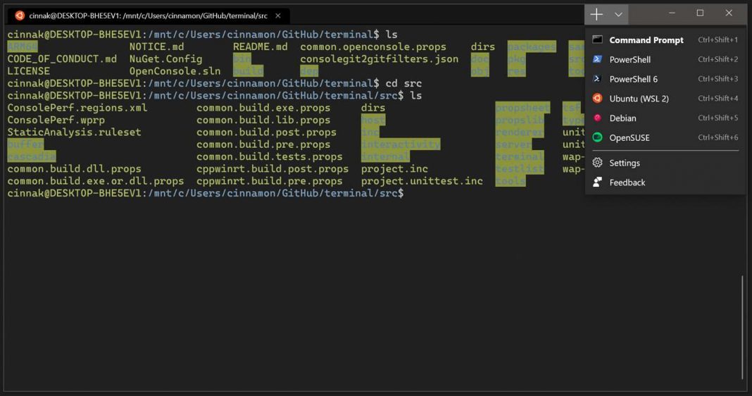 terminal program for windows 10