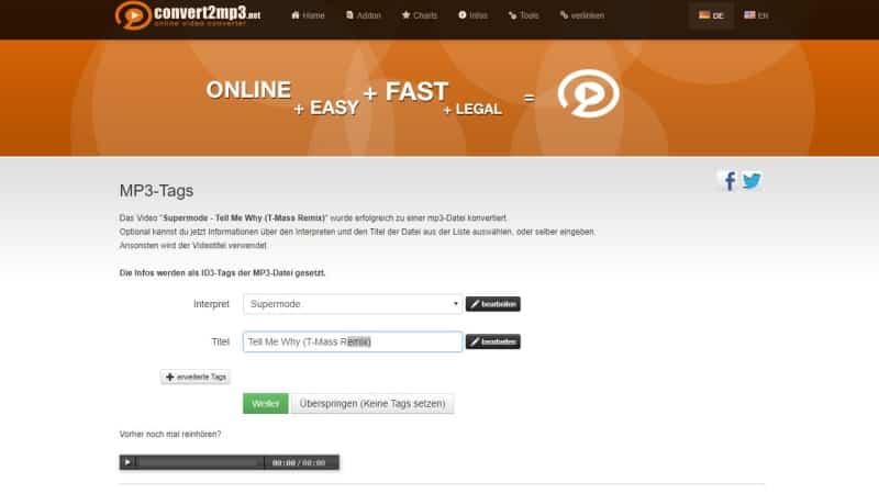 convert2mp3 is dead best working alternatives in 2019