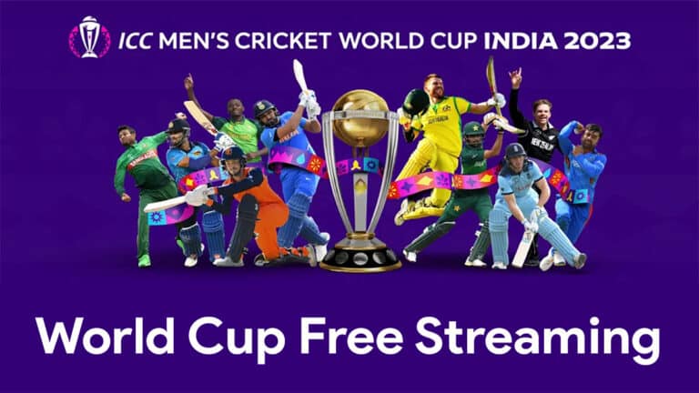 Stream World Cup 2023 for free