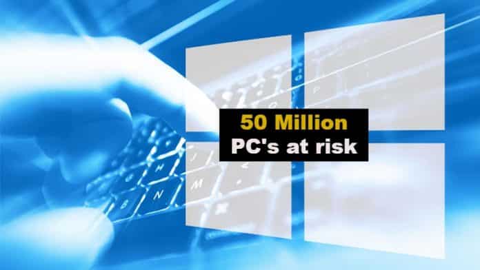 Nearly 50 Million PCs at risk due to another Windows 10 update bug