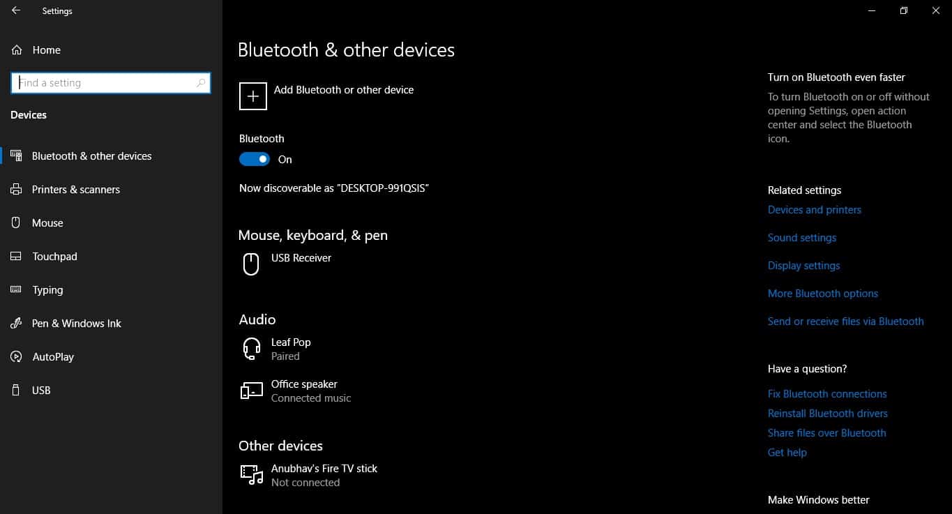 How To Turn On Bluetooth In Windows 10 - 93