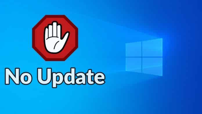 No update for windows 10