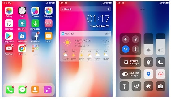 iLauncher for OS 11 - Stylish Theme and Wallpaper