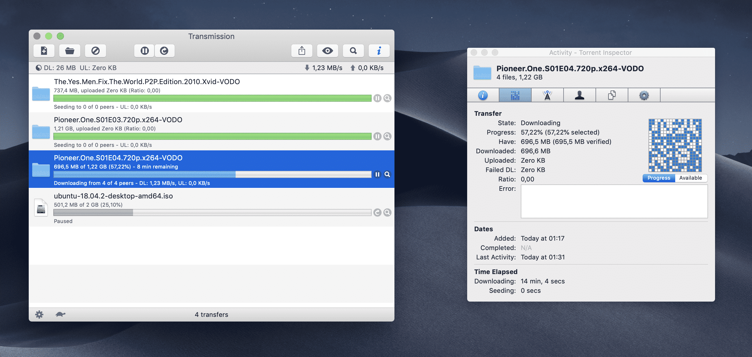 transmission pour mac