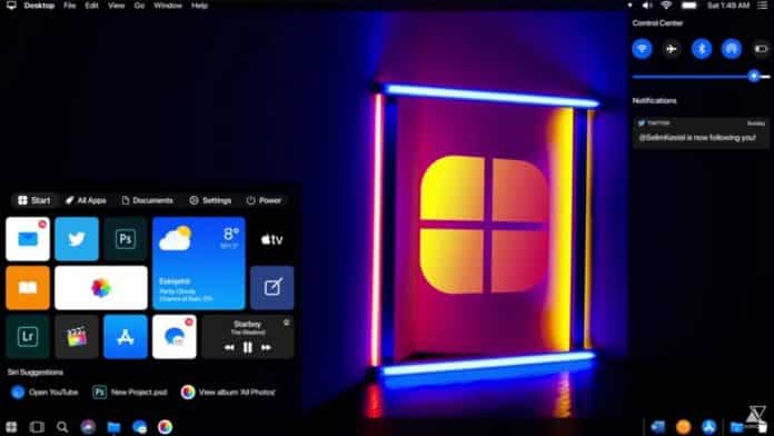 Windows 10 concept by Apple