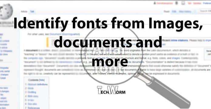 find font in images